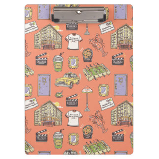 FRIENDS™ Colorful Icons Pattern Klemmbrett