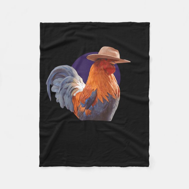 Friends Come And Go Scrappy Stays Funny Chicken Me Fleecedecke (Vorderseite)