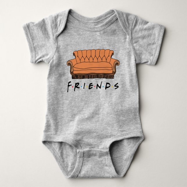 FRIENDS™ Couch Baby Strampler (Vorderseite)