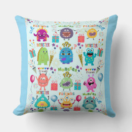 Friends Cushion - Monster-Thema Kissen