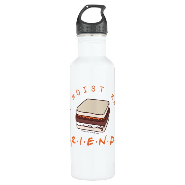 FRIENDS™ | Der Feuer-Maker Edelstahlflasche (Vorderseite)