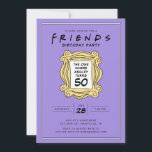FRIENDS™ | Der mit dem 50. Geburtstag Einladung<br><div class="desc">Feiern Sie Ihren Meilenstein zum 50. Geburtstag mit dieser individuell gestaltbaren FRIENDS™-Einladung,  inspiriert von der ikonischen TV-Show. Personalisieren Sie es mit Ihren Party-Details,  um eine unvergessliche Einladung zu schaffen,  die Fans der Serie begeistern wird. Ideal,  um eine Touch Nostalgie zu Ihrer Feier hinzuzufügen.</div>