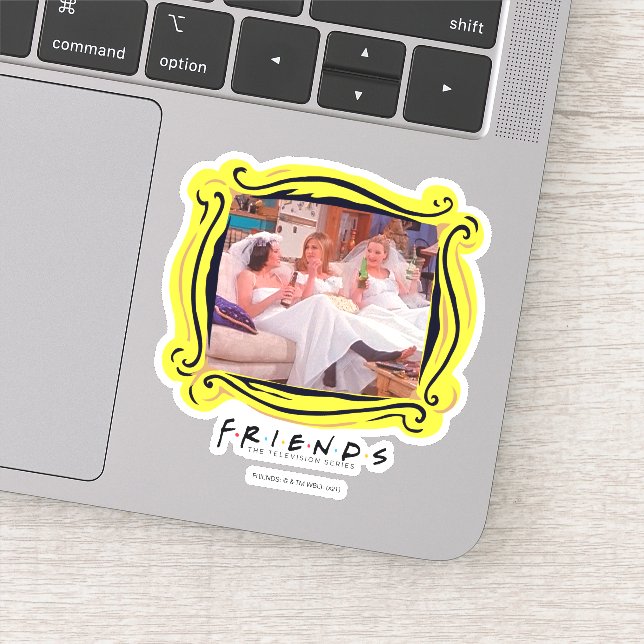 FRIENDS™ | Die Mädchen in Hochzeitskleider Aufkleber (Detail)