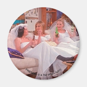 FRIENDS™   Die Mädchen in Hochzeitskleidern Magnet
