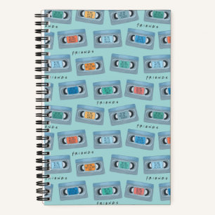 FRIENDS™   Die mit Video-Tape-Muster Notizbuch