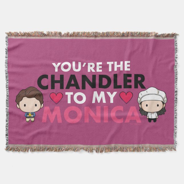 FRIENDS™ | Du bist der Chandler für meine Monica Decke (Vorderseite)