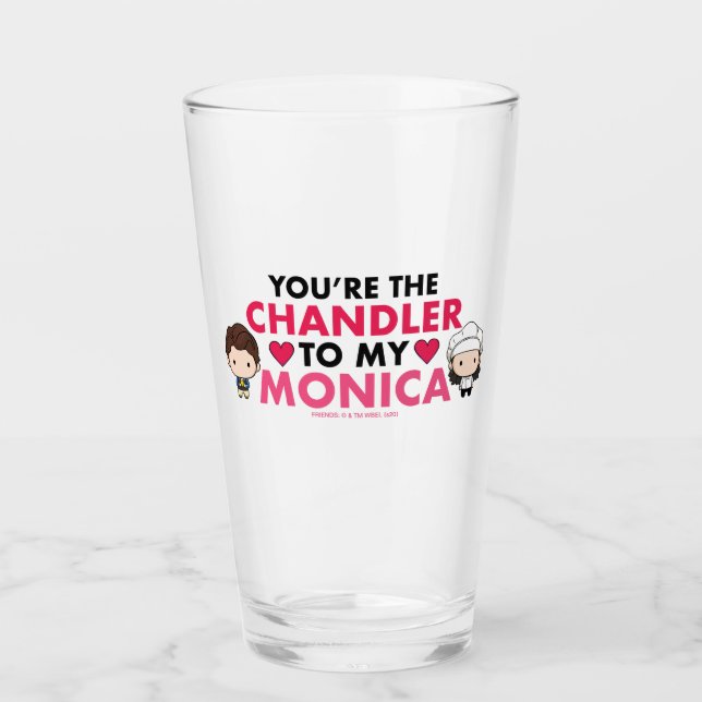 FRIENDS™ | Du bist der Chandler für meine Monica Glas (Vorderseite)