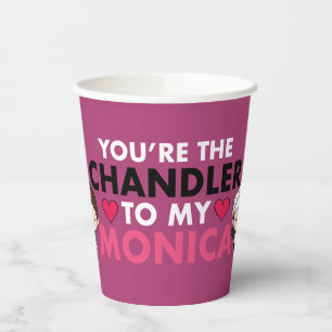 FRIENDS™ Du bist der Chandler für meine Monica Pappbecher