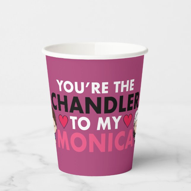 FRIENDS™ | Du bist der Chandler für meine Monica Pappbecher (Links)