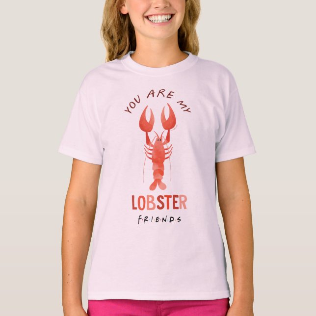 FRIENDS™ | Du bist mein Hummer Aquarell Grafik T-Shirt (Vorderseite)
