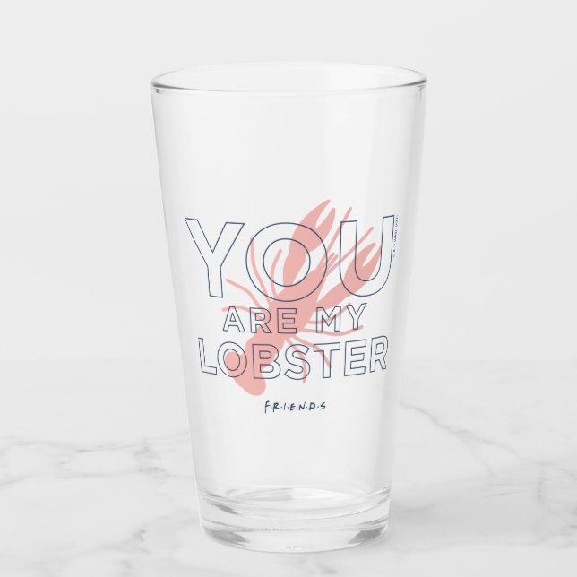 FRIENDS™ | Du bist mein Hummer Glas (Vorderseite)