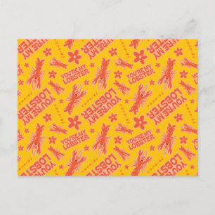 FRIENDS™ Du bist mein Hummer Lebendiges Muster Postkarte