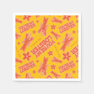 FRIENDS™ Du bist mein Hummer Lebendiges Muster Serviette