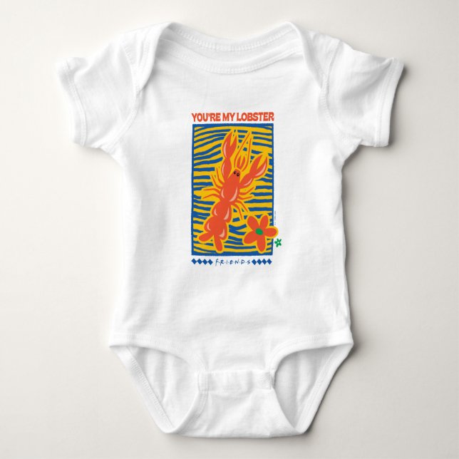 FRIENDS™ | Du bist mein Hummer Vibrant Graphic Baby Strampler (Vorderseite)