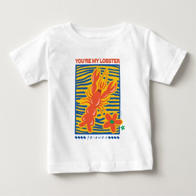FRIENDS™ | Du bist mein Hummer Vibrant Graphic Baby T-shirt (Vorderseite)