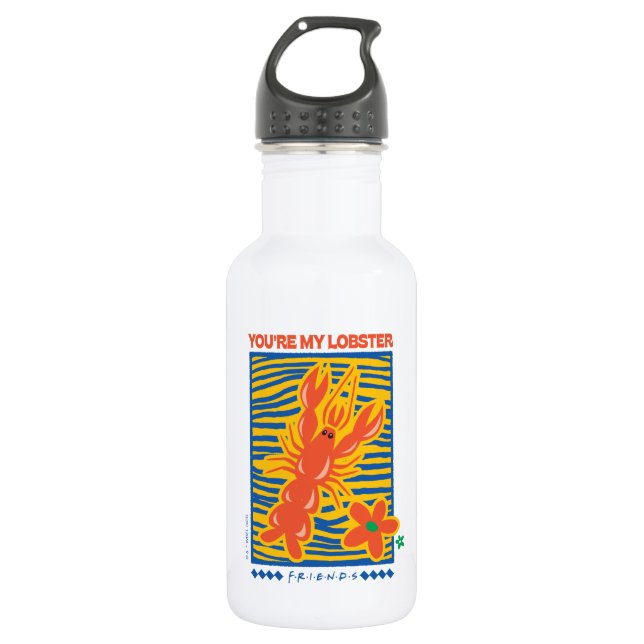 FRIENDS™ | Du bist mein Hummer Vibrant Graphic Edelstahlflasche (Vorderseite)