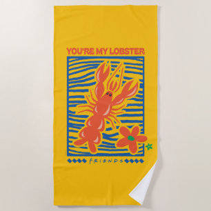 FRIENDS™ Du bist mein Hummer Vibrant Graphic Strandtuch
