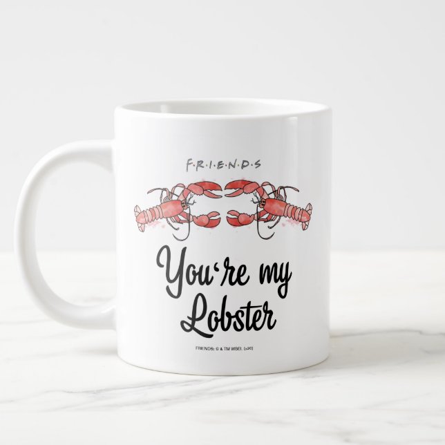 FRIENDS™ | Du bist mein Hummer Wasserfarbangebot Jumbo-Tasse (Links)