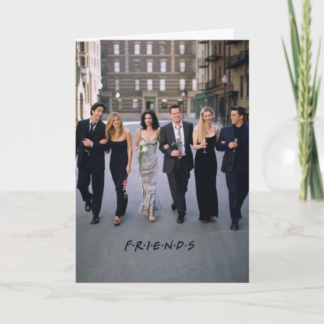FRIENDS™ | Ehepaare in Form von Arbeitskleidung Karte (Vorderseite)
