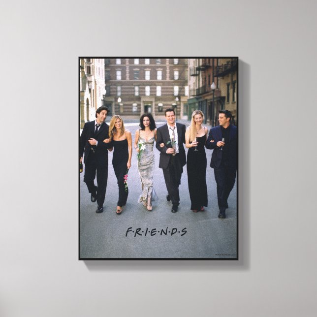 FRIENDS™ | Ehepaare in Form von Arbeitskleidung Leinwanddruck (Vorderseite)