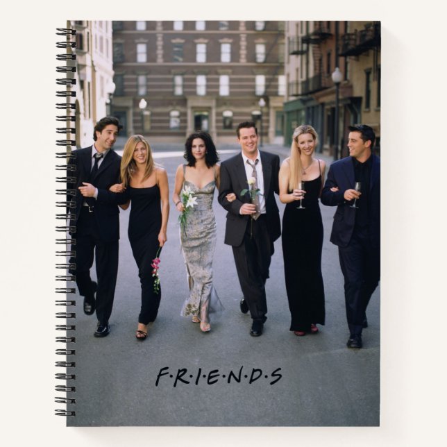 FRIENDS™ | Ehepaare in Form von Arbeitskleidung Notizbuch (Vorderseite)