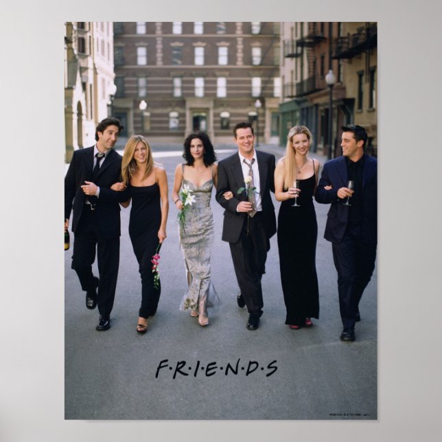 FRIENDS™ | Ehepaare in Form von Arbeitskleidung Poster (Vorne)