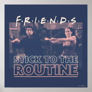 FRIENDS™   Einhaltung der Routine Poster