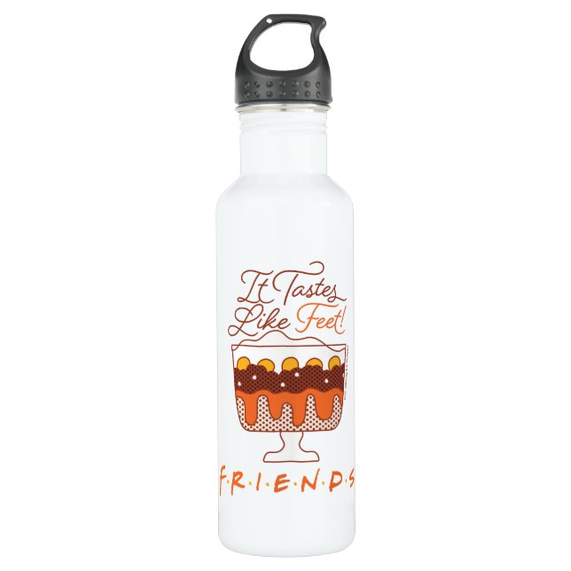 FRIENDS™ | Es schmeckt nach Feet! Edelstahlflasche (Vorderseite)