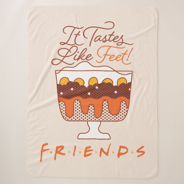 FRIENDS™ | Es schmeckt nach Feet! Sherpadecke (Vorderseite)