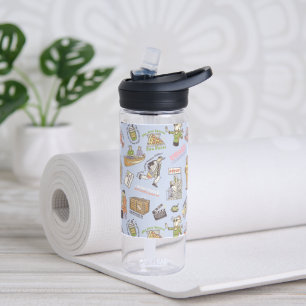 FRIENDS™ Farbige Cartoon-Muster Trinkflasche