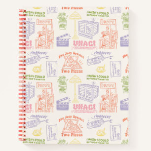 FRIENDS™ Farbige Zitate Muster Notizbuch