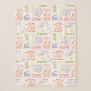 FRIENDS™ Farbige Zitate Muster Sherpadecke