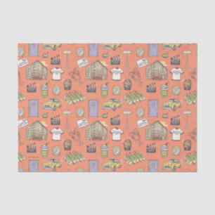 FRIENDS™ Farbiges Icons-Muster Seidenpapier