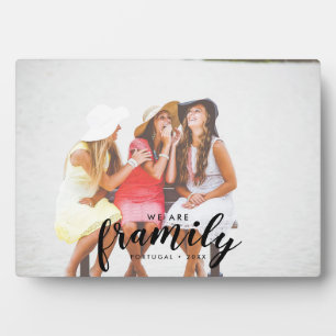 Friends Framily Memory Foto Plaque Fotoplatte