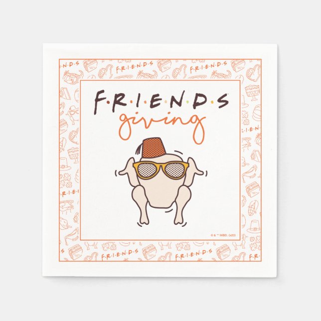 FRIENDS™ | Freundschaften Serviette (Vorderseite)