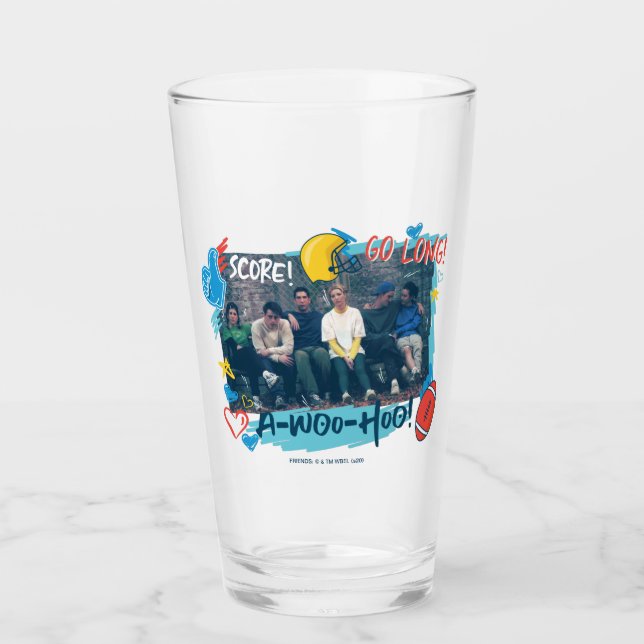 FRIENDS™ | Fußballspiel Glas (Vorderseite)