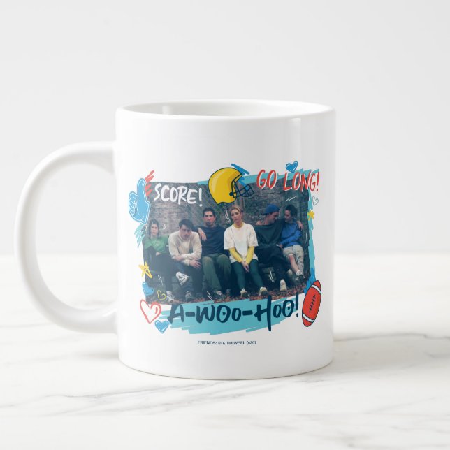 FRIENDS™ | Fußballspiel Jumbo-Tasse (Links)