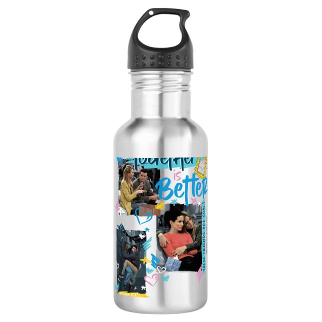 FRIENDS™ | Gemeinsam besser Edelstahlflasche (Vorderseite)