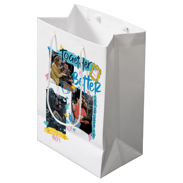 FRIENDS™ | Gemeinsam besser Mittlere Geschenktüte (Vorderseite Schrägansicht)