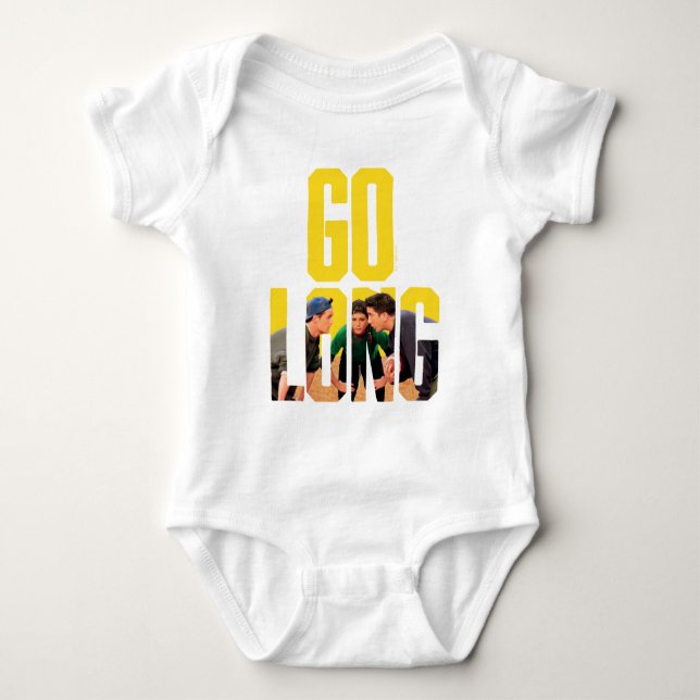FRIENDS™ | Go Long Zitat Baby Strampler (Vorderseite)
