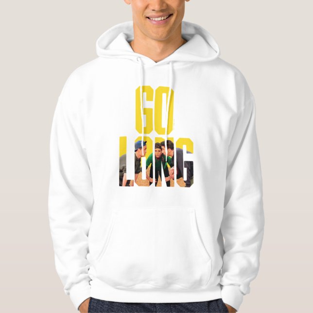 FRIENDS™ | Go Long Zitat Hoodie (Vorderseite)