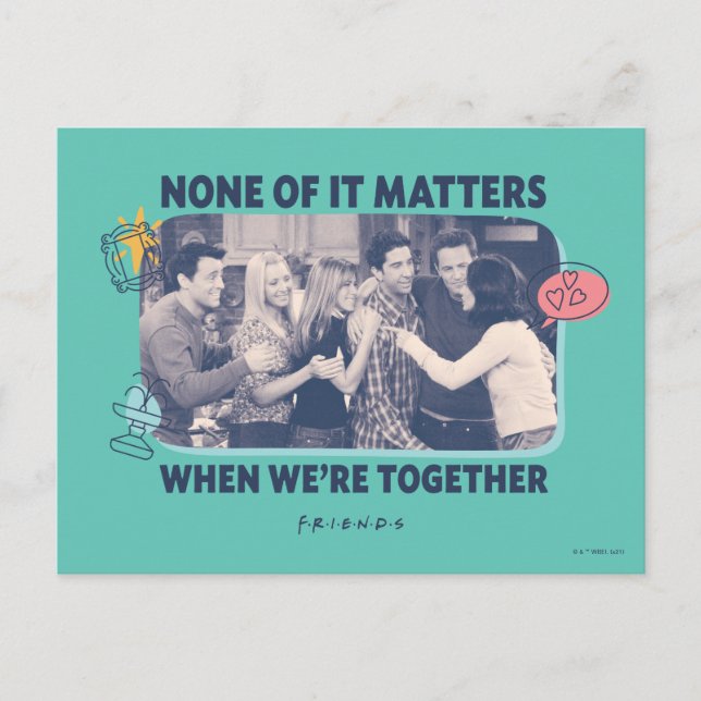 FRIENDS™ | Group Hug Postkarte (Vorderseite)