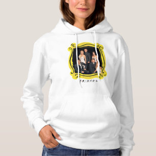FRIENDS™ Gruppe in Schwarz-Weiß-Form Hoodie