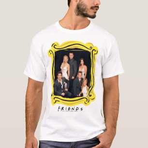 FRIENDS™   Gruppe in Schwarz-Weiß-Form T-Shirt