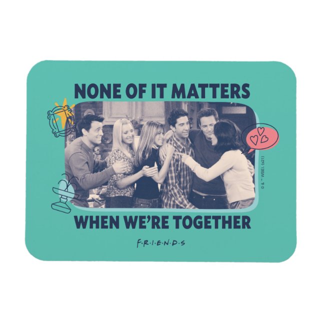 FRIENDS™ | Gruppenumarmung Magnet (Horizontal)