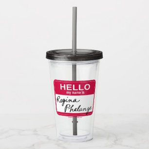FRIENDS™ Hallo Mein Name ist Regina Phalange Acryltrinkbecher