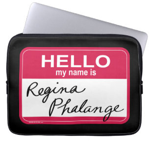 FRIENDS™   Hallo Mein Name ist Regina Phalange Laptopschutzhülle