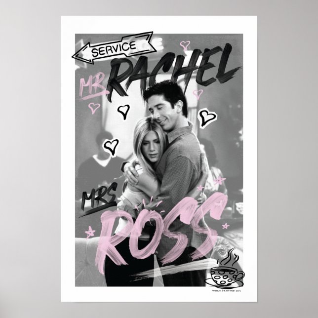 FRIENDS™ | Herr Rachel & Frau Ross Poster (Vorne)