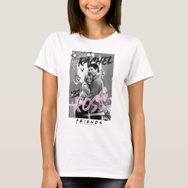 FRIENDS™ | Herr Rachel & Frau Ross T-Shirt (Vorderseite)