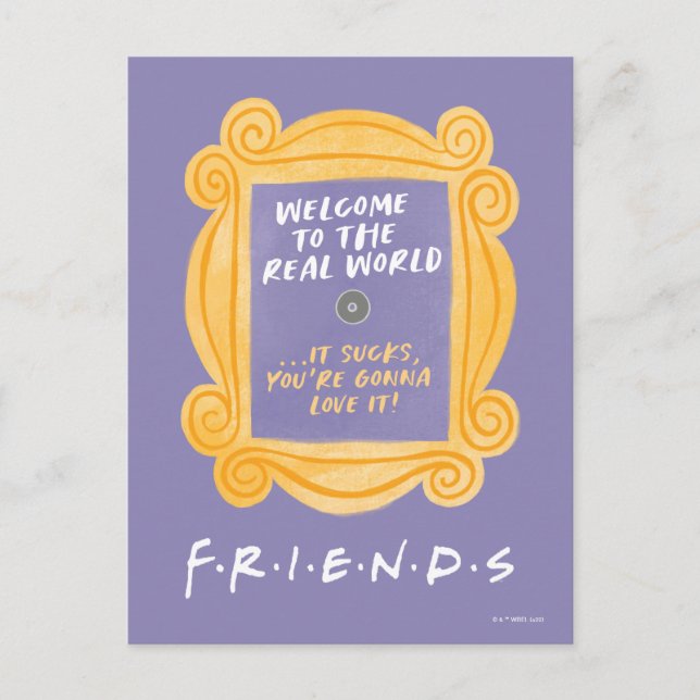 FRIENDS™ | Herzlich willkommen beim Zitat aus der  Postkarte (Vorderseite)